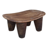 Antique wooden stool. Senufo African art from Côte d'Ivoire.