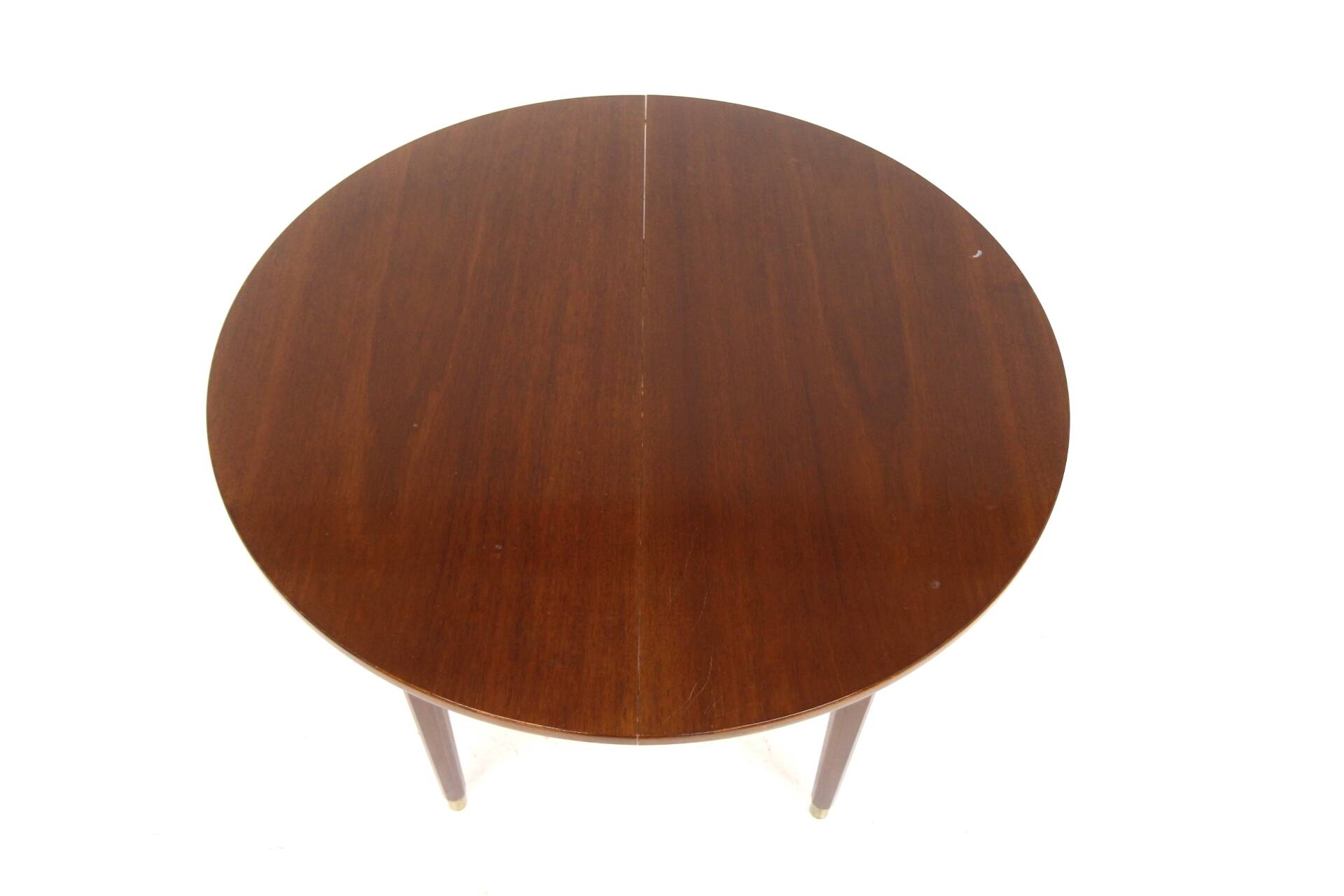 Scandinavian extendable mahogany dining table, Sweden 1960s