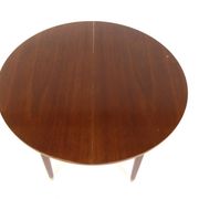 Table de salle à manger scandinave extensible en acajou, Suède 1960