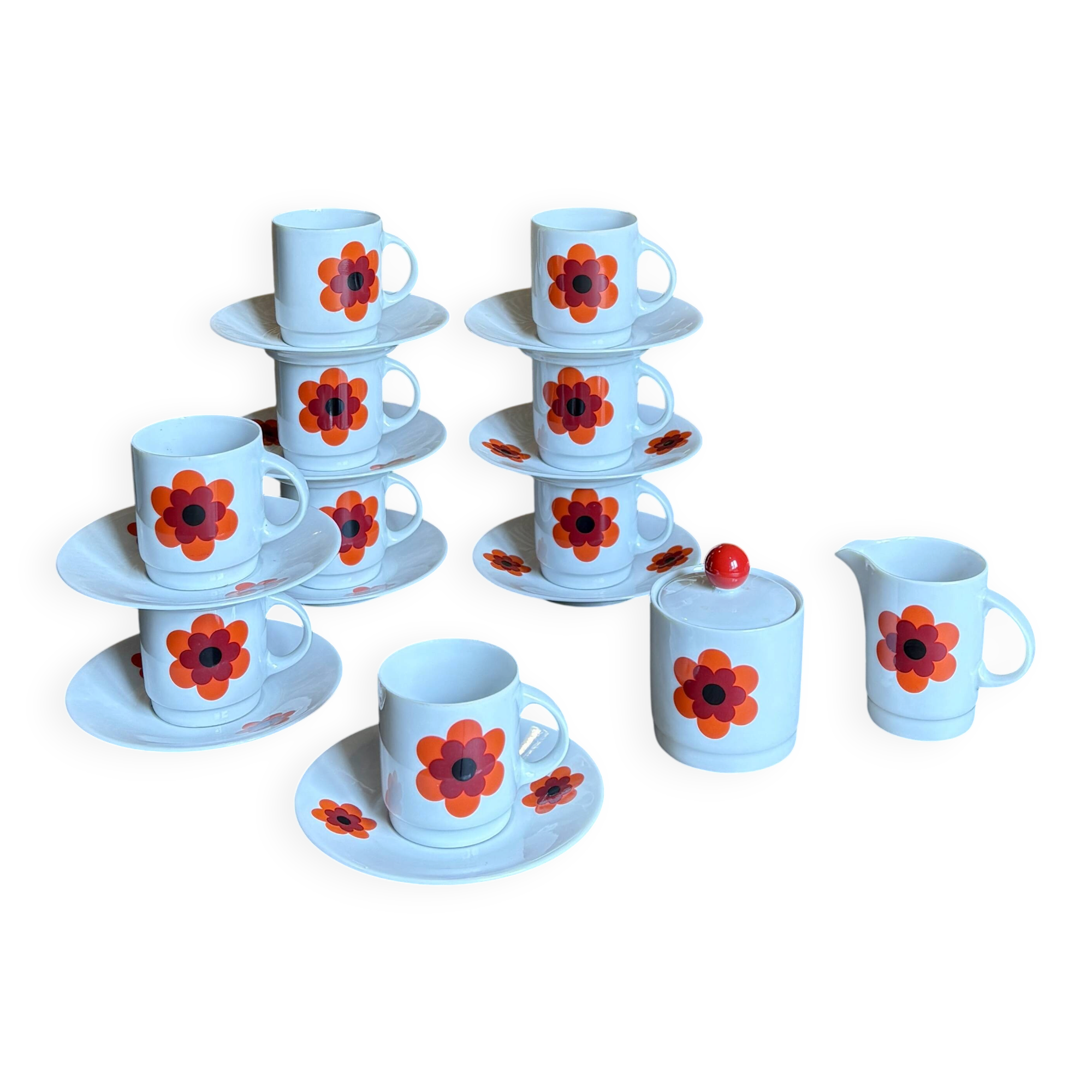 Vintage coffee service, Scherzer Bavaria