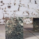 Eye-shaped marble coffee table by Roche Bobois, 1970