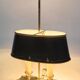 Lampe Bouillotte française verte et dorée des années 40