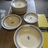 Lot assiettes de Gien - Modèle Yvonne