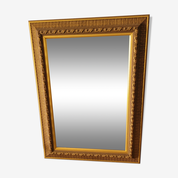 Miroir Louis Philippe en bois doré H 64 cm | Selency