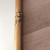 Large old mirror between two gilded pediment louis Philippe ice mercury