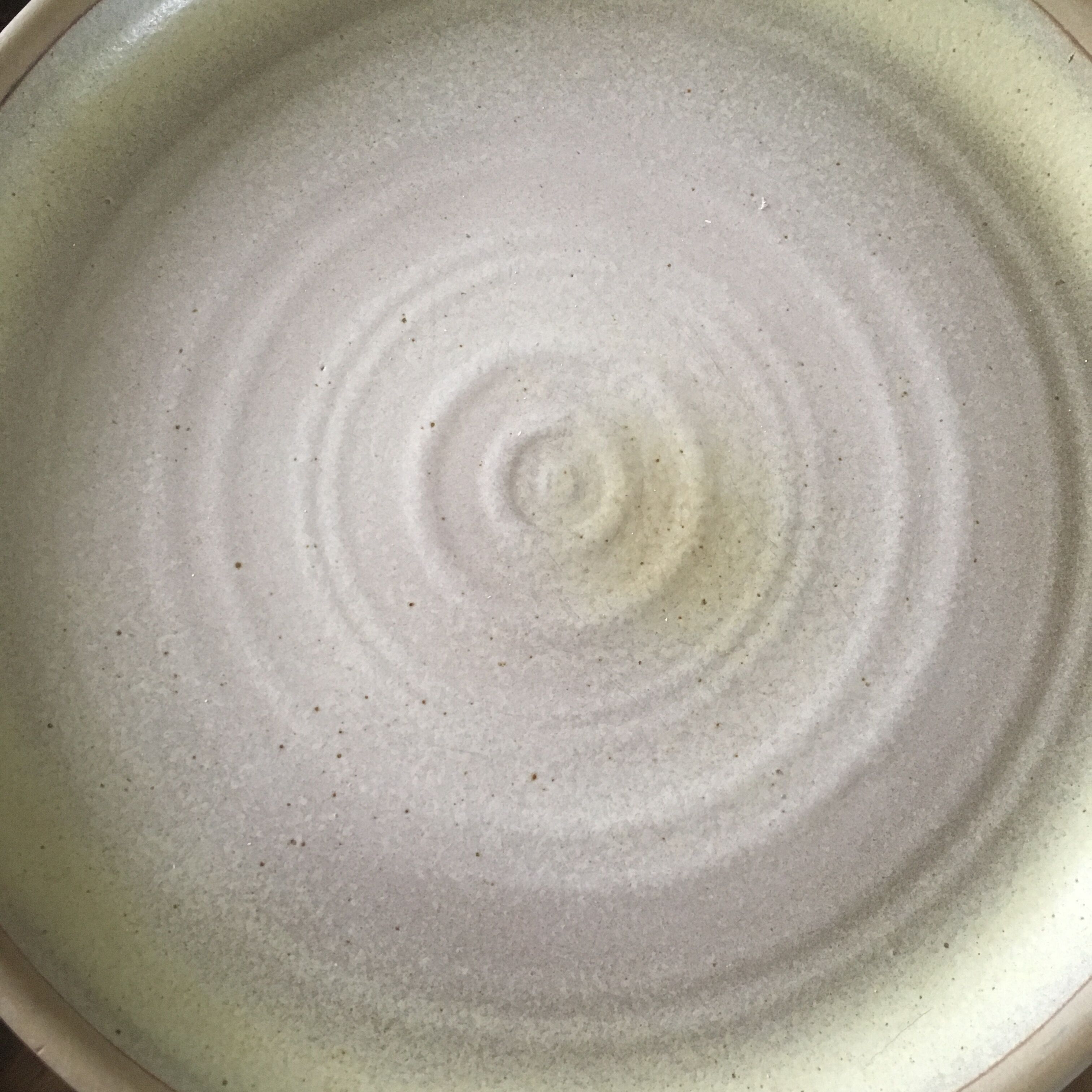 Brown stoneware plates