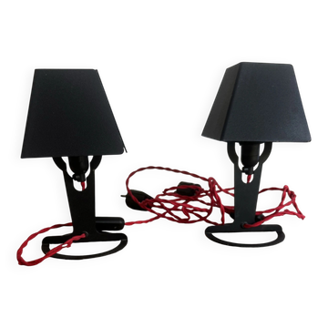 Deux lampes Established & Sons modèle Fold T1  Alexander Taylor