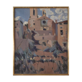 Jaquim Mir - Study of a Church - Stamped Reverse Mvseos Mvnicipa De Barcelona Copia