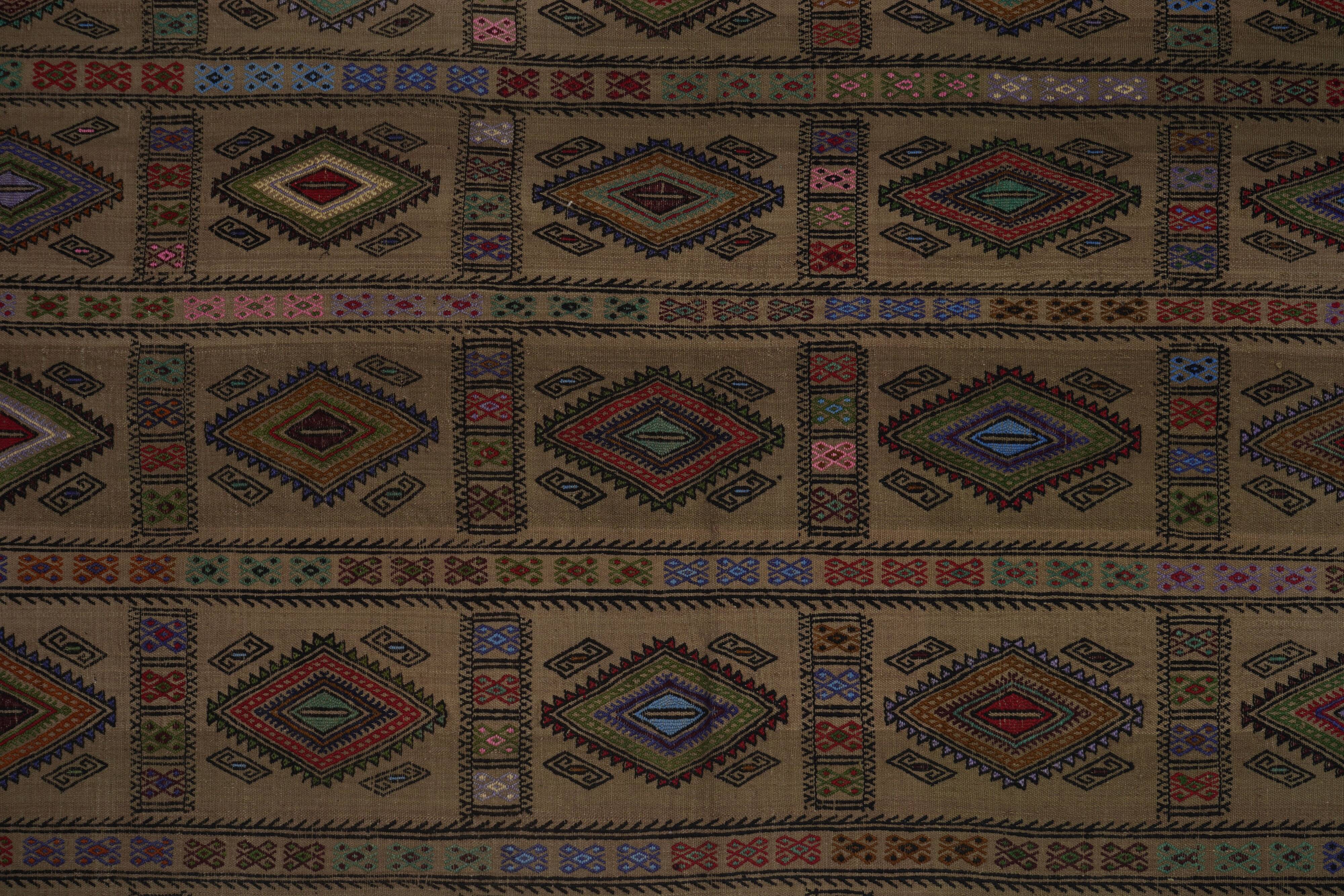 Vintage Turkish Oushak Handwoven Rug 173x236 cm