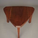 Anthroposophical Organic Coffee Table in walnut, 1950s