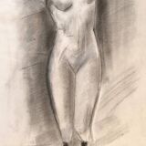 Illustration "Venus" Charcoal