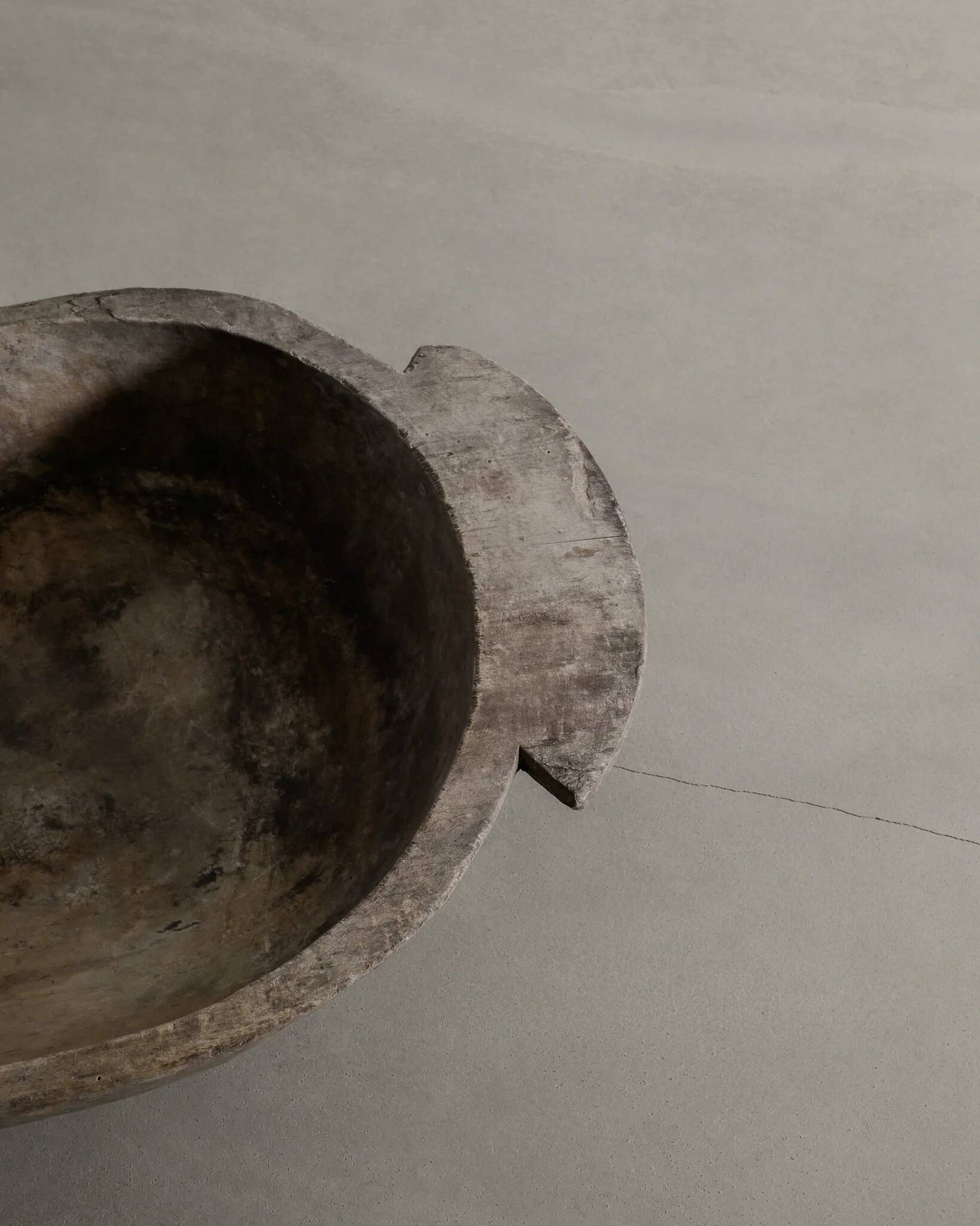 Antique Swedish Large Grey Wabi Sabi Wooden Tray, 1800s