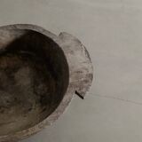 Antique Swedish Large Grey Wabi Sabi Wooden Tray, 1800s