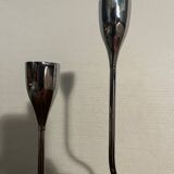 Black Blum double design metal candle holder