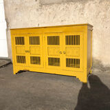 Buffet jaune vintage