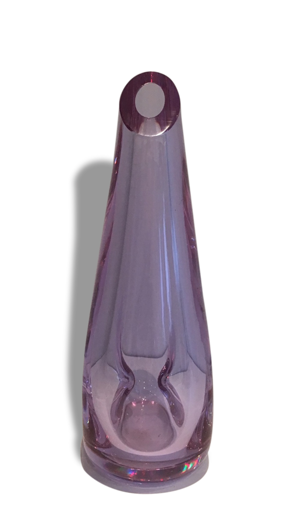 Vase piriforme en verre