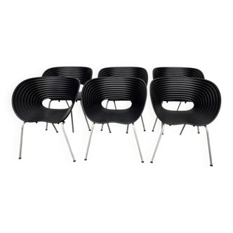 Lot de 6 chaises Tom Vac de Ron Arad vitra
