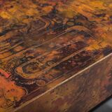 Vintage copper coffee table from Bernhard Rohne, 1970s