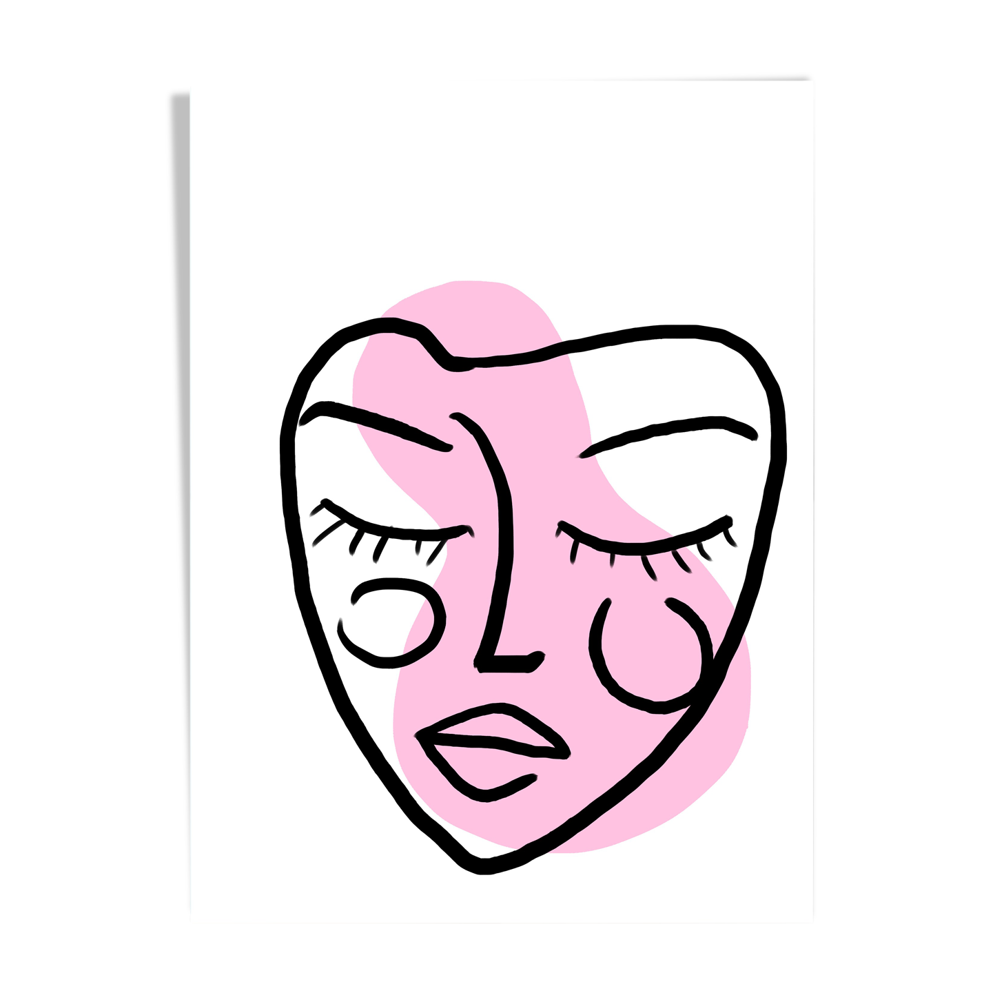Pink face