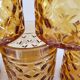 Amber Whisky Glasses 70's