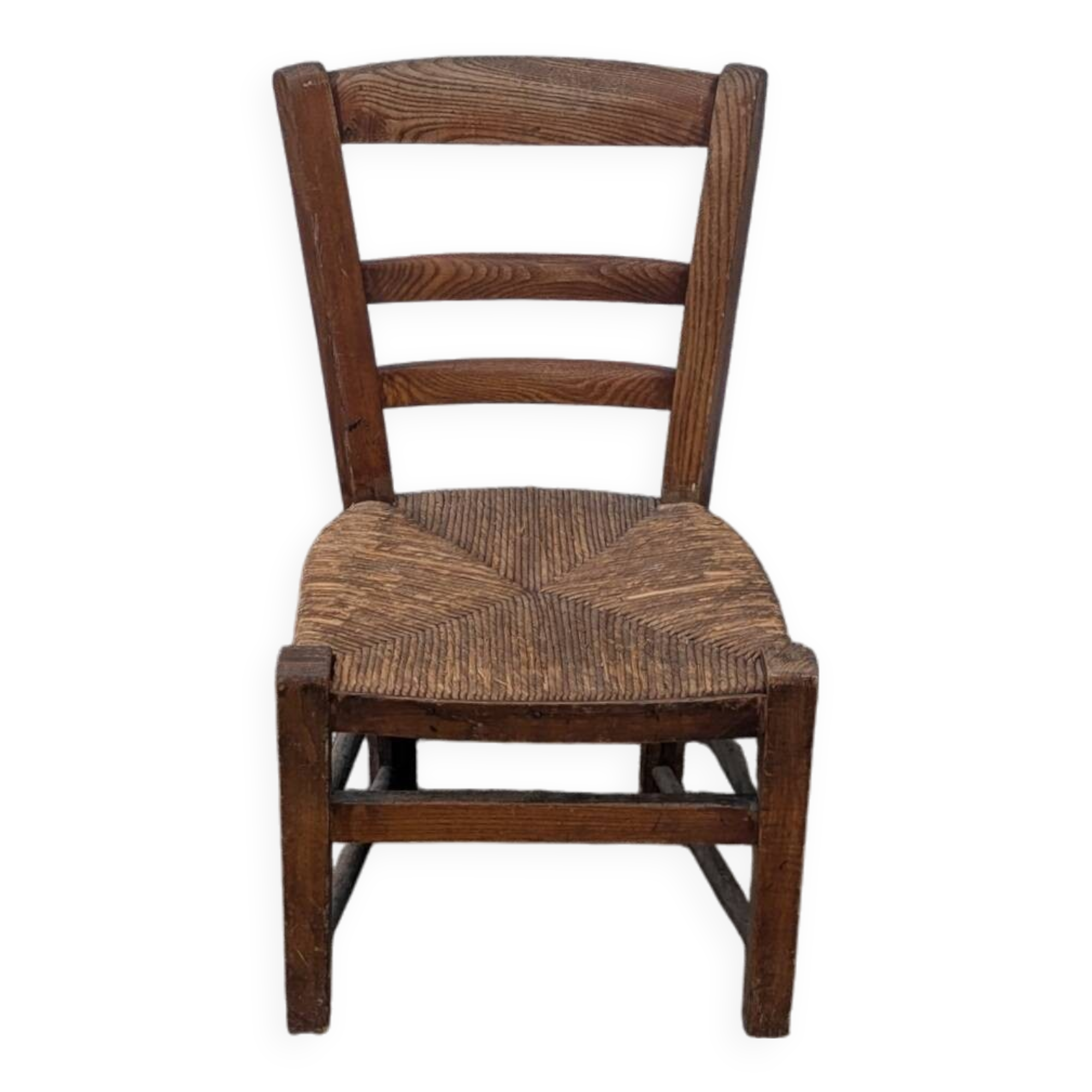 Petite chaise paillée enfant
