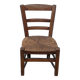 Petite chaise paillée enfant