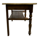 Old wooden farmhouse table