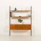 Italian free standing shelving unit with drawers, 1970s