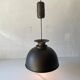 Brushed metal pendant lamp with a bronze appearance, 1970s, Germany