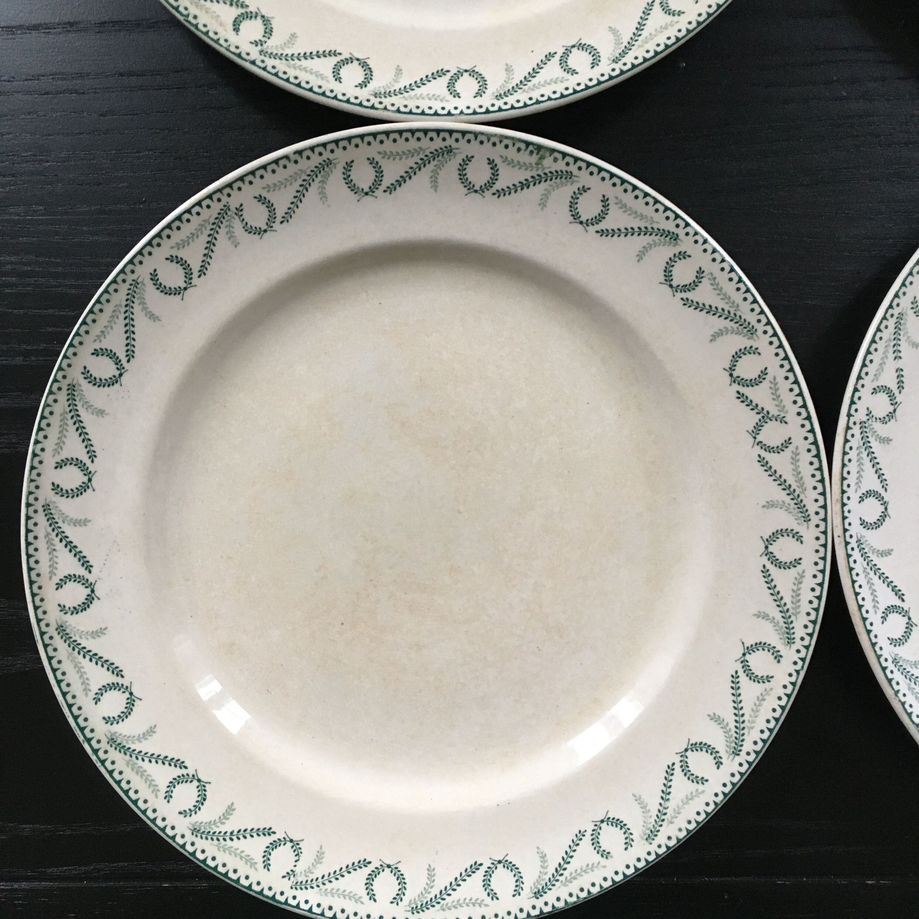 6 Boch Crown Collection plates