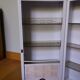 Armoire à pharmacie en métal laqué blanc