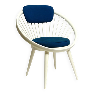 Original 1950s Yngve Ekström Circle Chair for Swedese - Made in Sweden