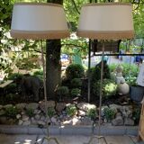 Pair of tripod lampposts 1960