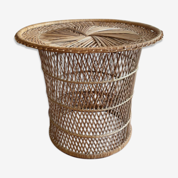 Wicker coffee table