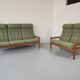 Danish sofa set 2-seater and 3-seater teak by Domino Møbler