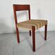 4 Scandinavian teak chairs, Denmark 60s
