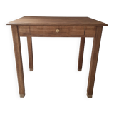Country-style oak farmhouse desk/console/side table
