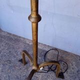 Brutalist beaten iron floor lamp ep 1940/50