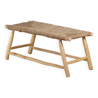 Handmade rope bench