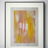 Minimalist geometric painting