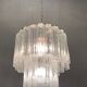 Mid-century italian murano glass tronchi tube lamp