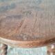 Modernist farm stool with screw legs
