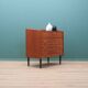 Teak dressing table, Scandinavian design, 1960s, manufactured by SW Finland
