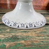 Stand cup compotier iron earth Minton monogram M