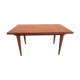 Scandinavian table in teak with  extensions