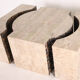 Coffee table in faux marble