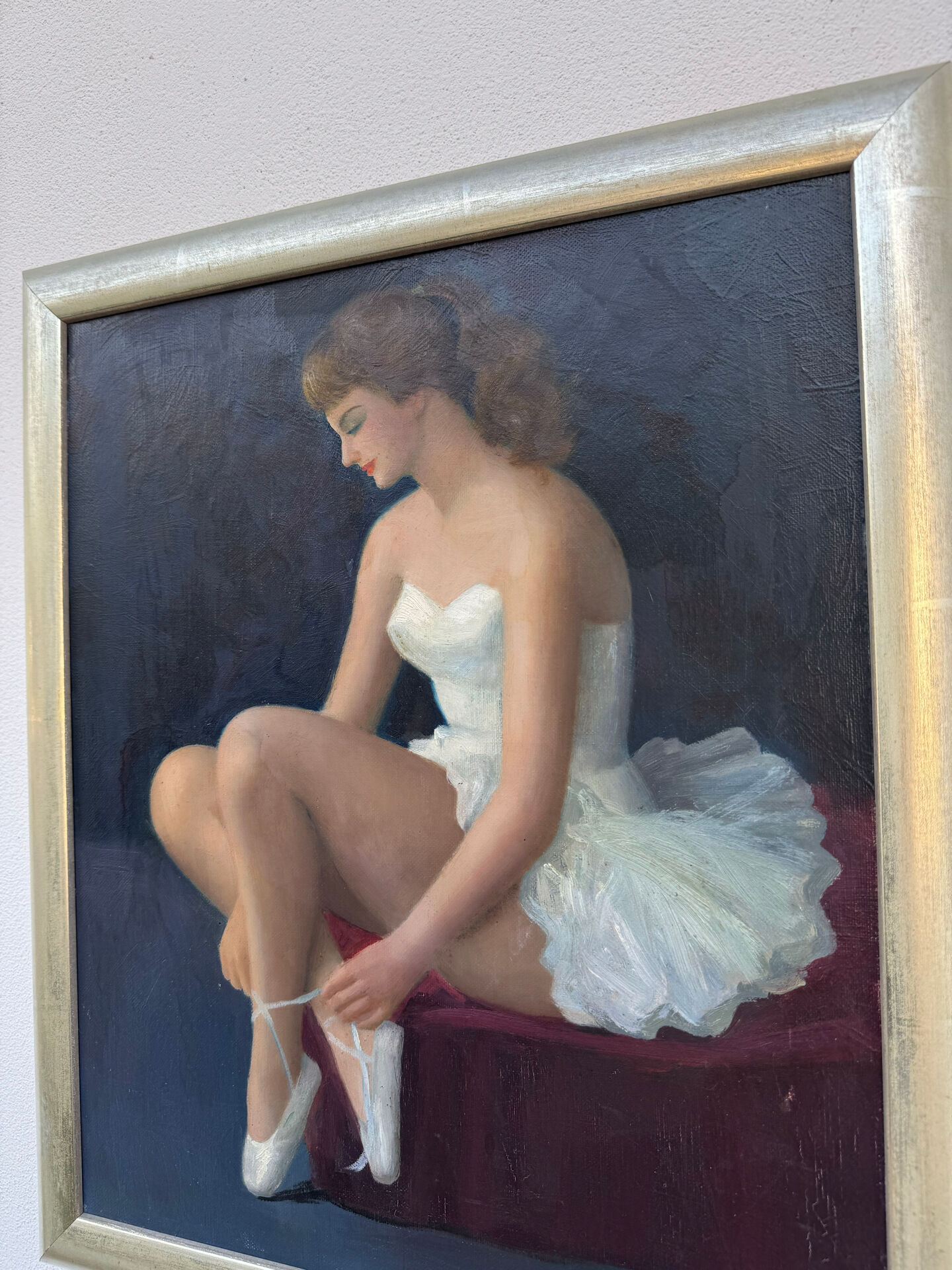 Tableau huile toile danseuse Joan MAYOR