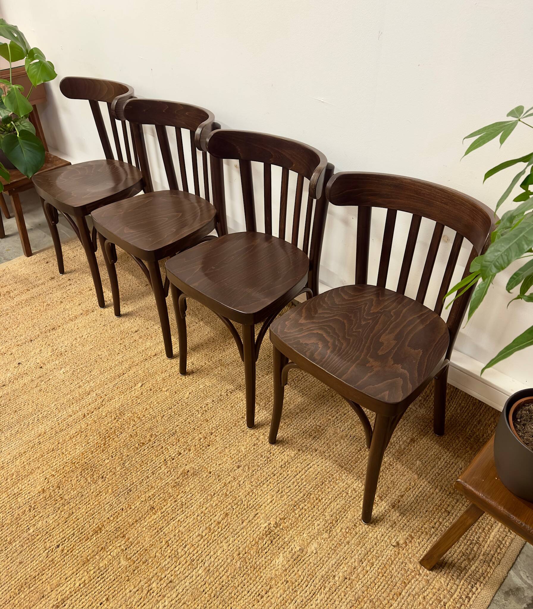 4 bentwood bistro chairs – Baumann style