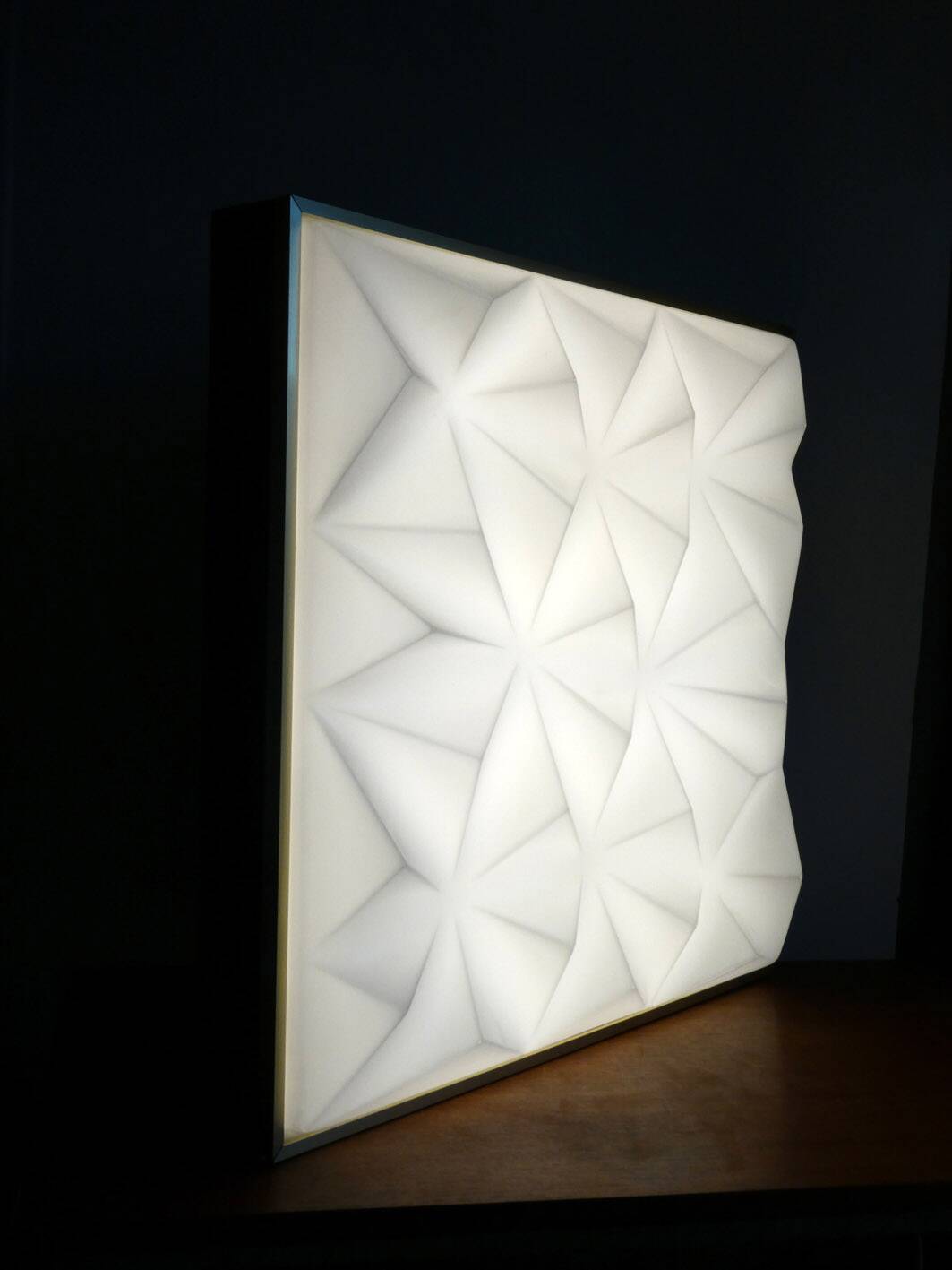 large methacrylate lamp, 1970