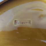 Aperitif serving dish in slip stamped Vallauris